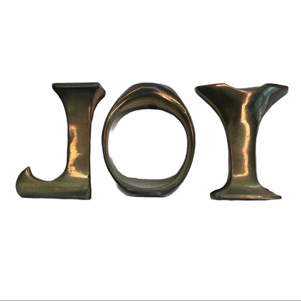JOY Brass Candle Holders 3inch high